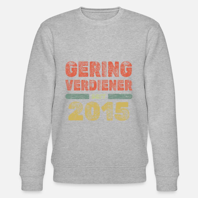 2015 2015 - Stanley/Stella Unisex Bio-Sweatshirt CHANGER  - Grau meliert