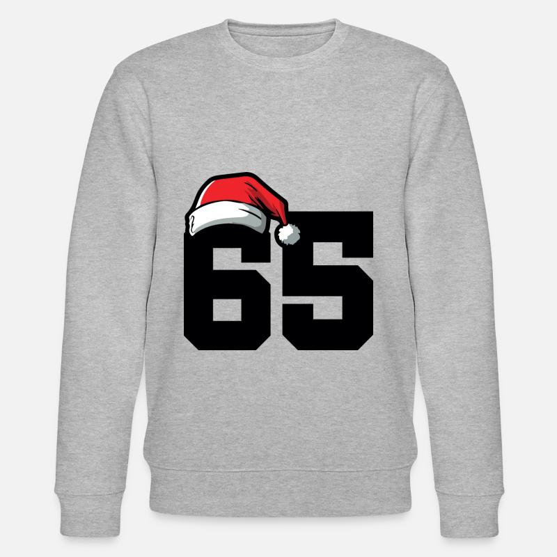 65 Numéro Noël - Sweat bio CHANGER Stanley/Stella Unisexe - gris chiné