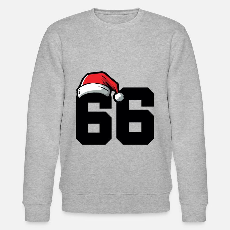 66 Numéro Noël - Sweat bio CHANGER Stanley/Stella Unisexe - gris chiné