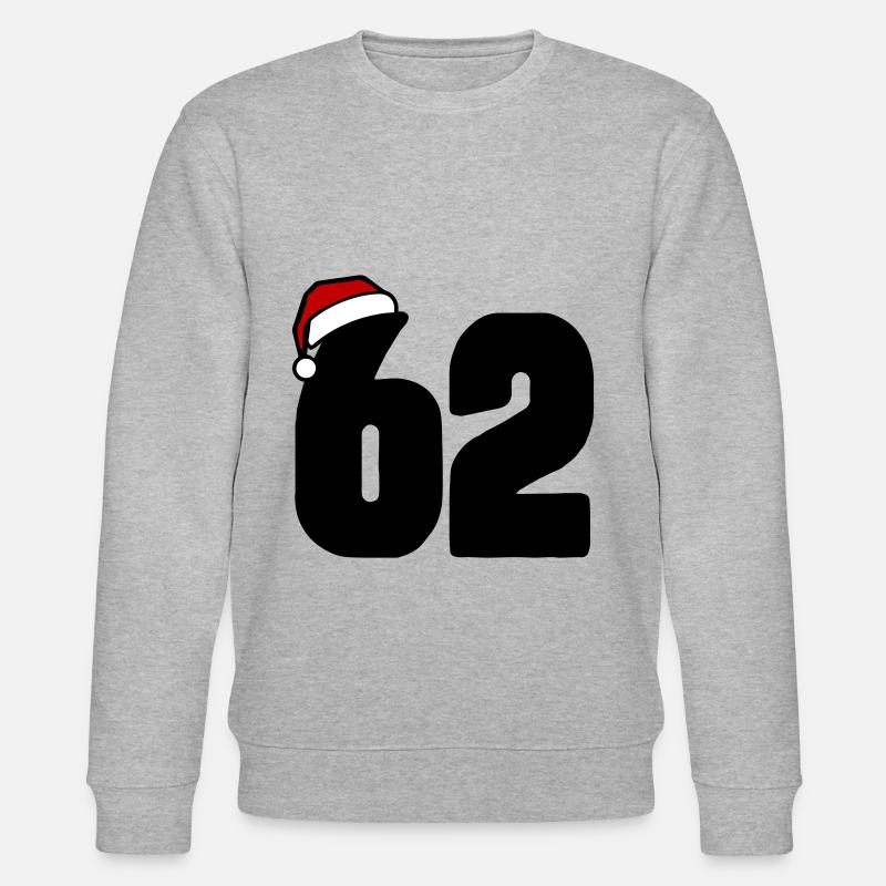 62 Numéro Noël - Sweat bio CHANGER Stanley/Stella Unisexe - gris chiné
