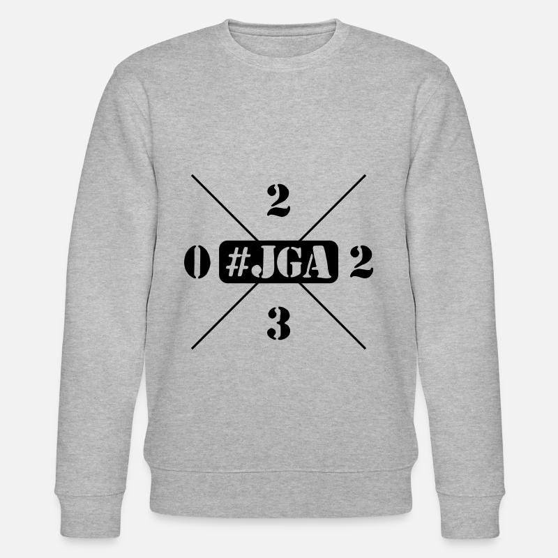 Jga 2023 Junggesellenabschied - Stanley/Stella Unisex Bio-Sweatshirt CHANGER  - Grau meliert