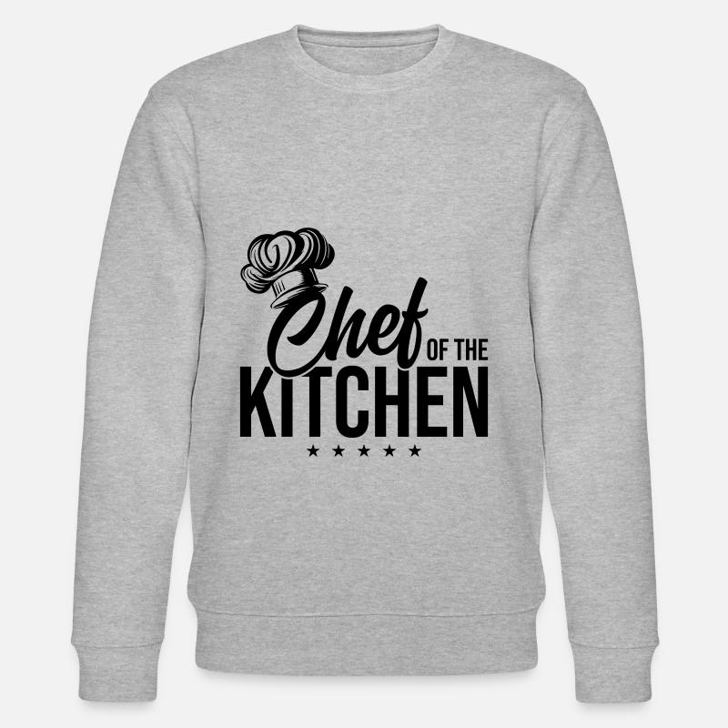 Chef Chapeau de Chef Chef - Sweat bio CHANGER Stanley/Stella Unisexe - gris chiné