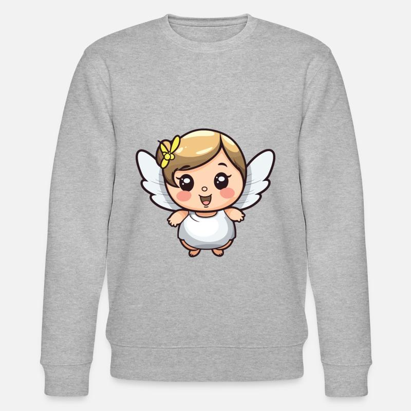 Fée Mignon Bande dessinée - Sweat bio CHANGER Stanley/Stella Unisexe - gris chiné