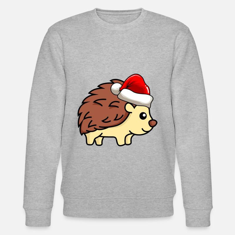 Igel Comic Tier - Stanley/Stella Unisex Bio-Sweatshirt CHANGER  - Grau meliert