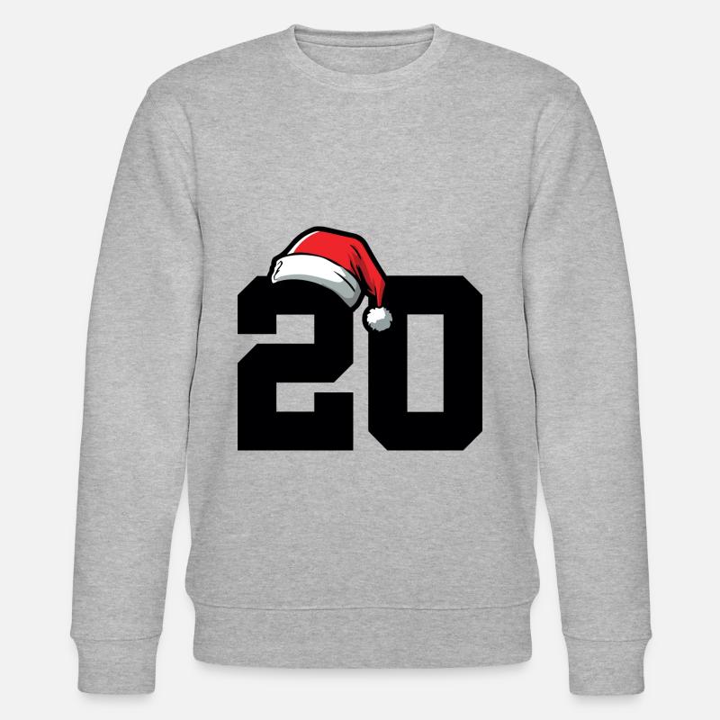 20 Numéro Noël - Sweat bio CHANGER Stanley/Stella Unisexe - gris chiné