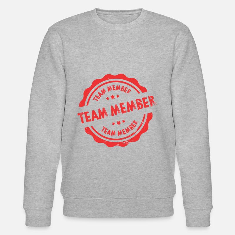 Team Stempel - Stanley/Stella Unisex Bio-Sweatshirt CHANGER  - Grau meliert