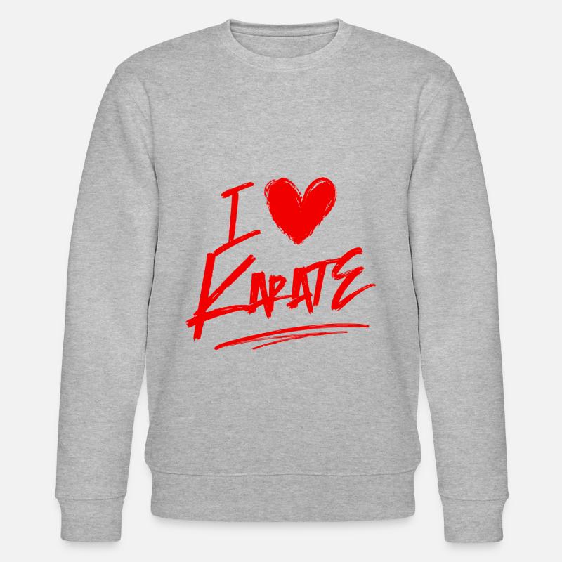 J’adore le karaté - Sweat bio CHANGER Stanley/Stella Unisexe - gris chiné