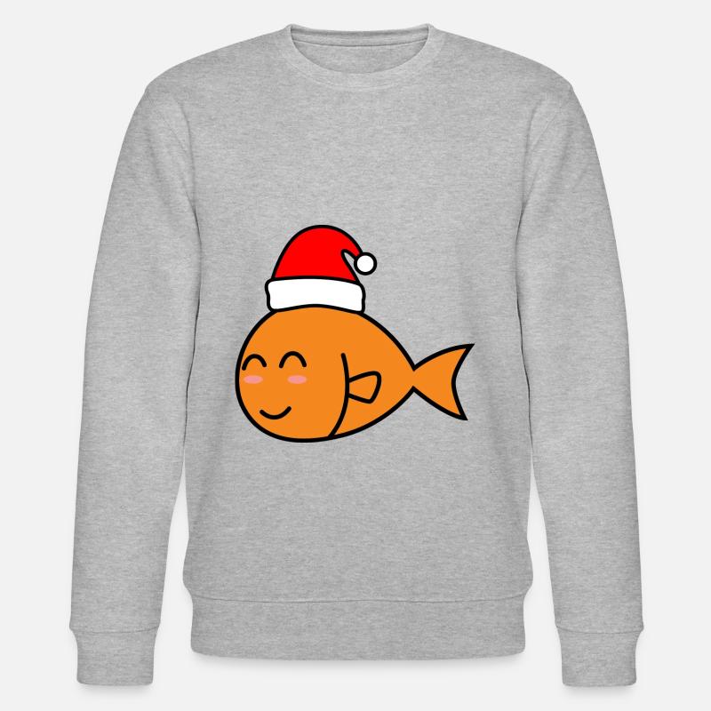 Goldfish Comic Noël Noël - Sweat bio CHANGER Stanley/Stella Unisexe - gris chiné