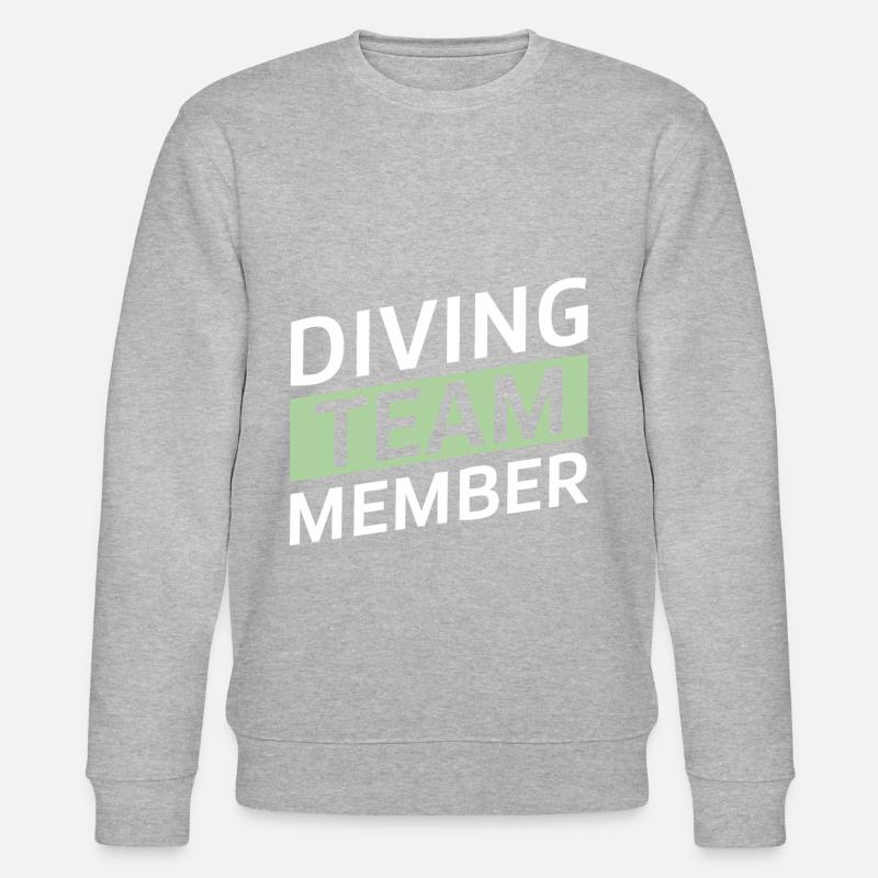 Diving Team - Stanley/Stella Unisex Bio-Sweatshirt CHANGER  - Grau meliert