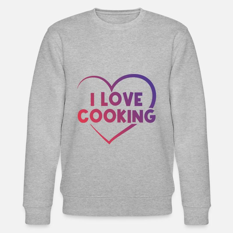 J’adore cuisiner - Sweat bio CHANGER Stanley/Stella Unisexe - gris chiné