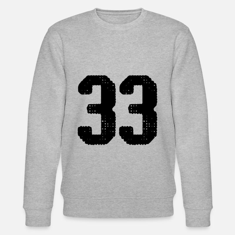 Maillot à 33 numéros - Sweat bio CHANGER Stanley/Stella Unisexe - gris chiné