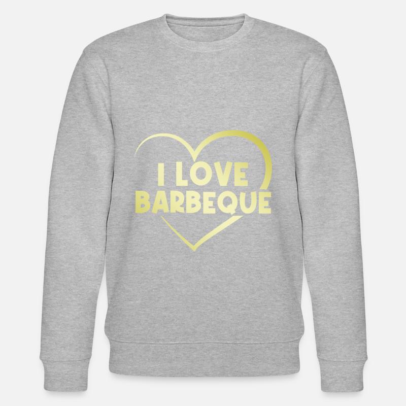 J’adore le barbecue - Sweat bio CHANGER Stanley/Stella Unisexe - gris chiné