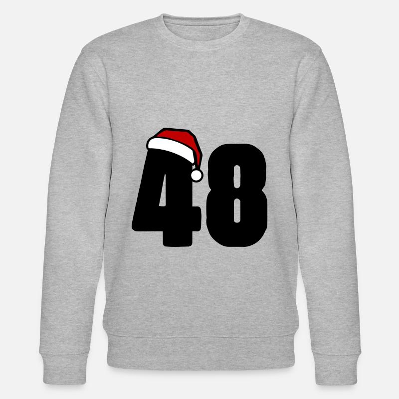 48 Numéro Noël - Sweat bio CHANGER Stanley/Stella Unisexe - gris chiné