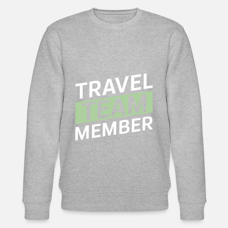 Travel Team - Stanley/Stella Unisex Bio-Sweatshirt CHANGER  - Grau meliert