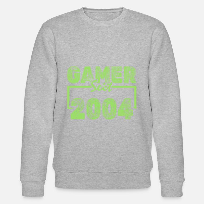 Nerd 2004 - Stanley/Stella Unisex Bio-Sweatshirt CHANGER  - Grau meliert