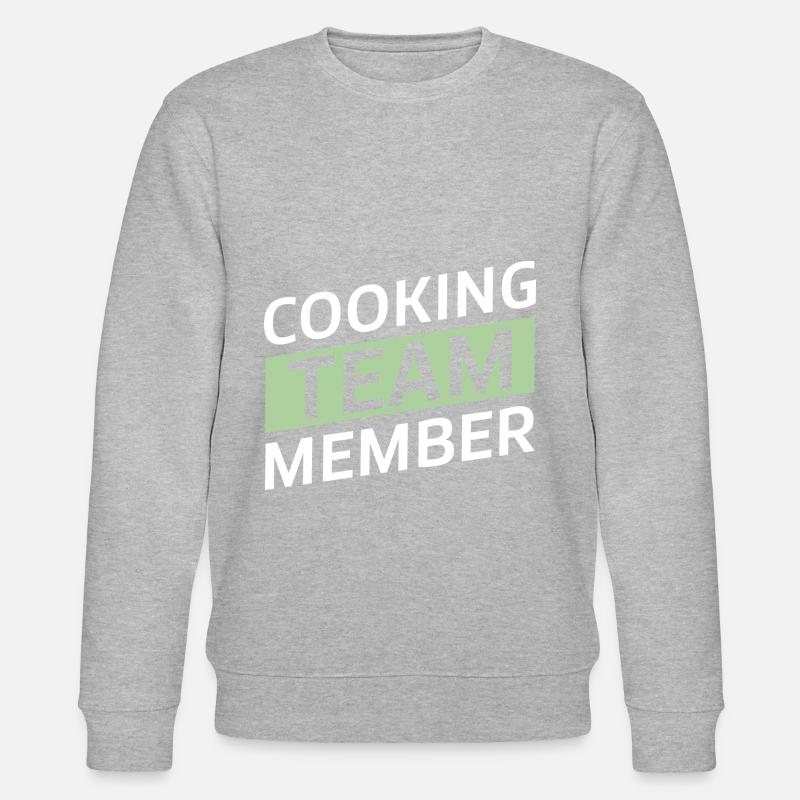 Cooking Team - Stanley/Stella Unisex Bio-Sweatshirt CHANGER  - Grau meliert