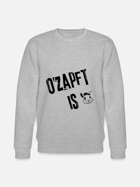 O'zapft is Style | Redewendung - Stanley/Stella Unisex Bio-Sweatshirt CHANGER - Grau meliert