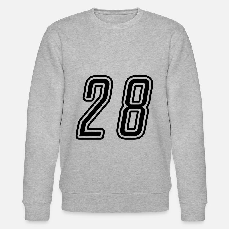 28 Numéro de numéro - Sweat bio CHANGER Stanley/Stella Unisexe - gris chiné