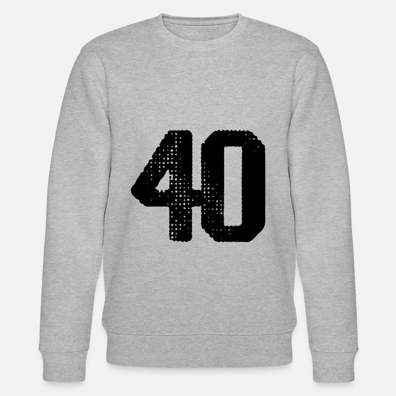 Maillot à 40 numéros - Sweat bio CHANGER Stanley/Stella Unisexe - gris chiné