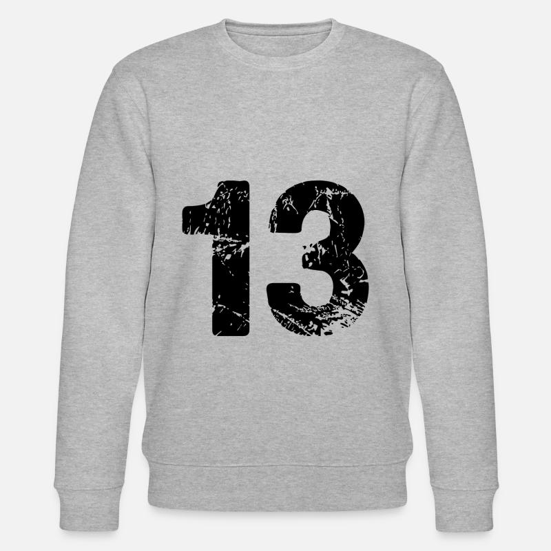 Maillot à 13 numéros - Sweat bio CHANGER Stanley/Stella Unisexe - gris chiné