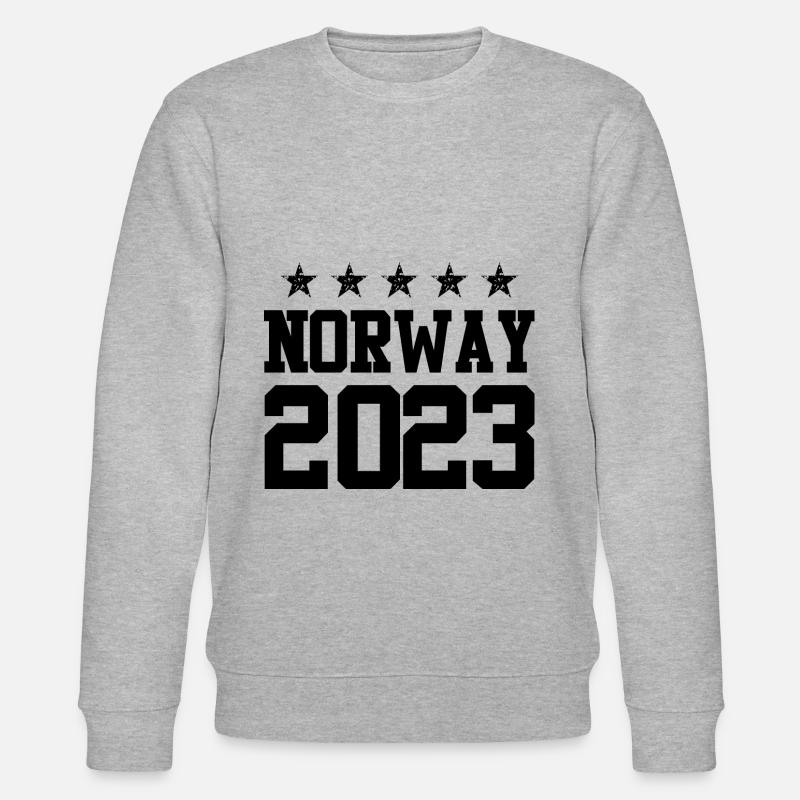 Norway 2023 - Stanley/Stella Unisex Bio-Sweatshirt CHANGER  - Grau meliert