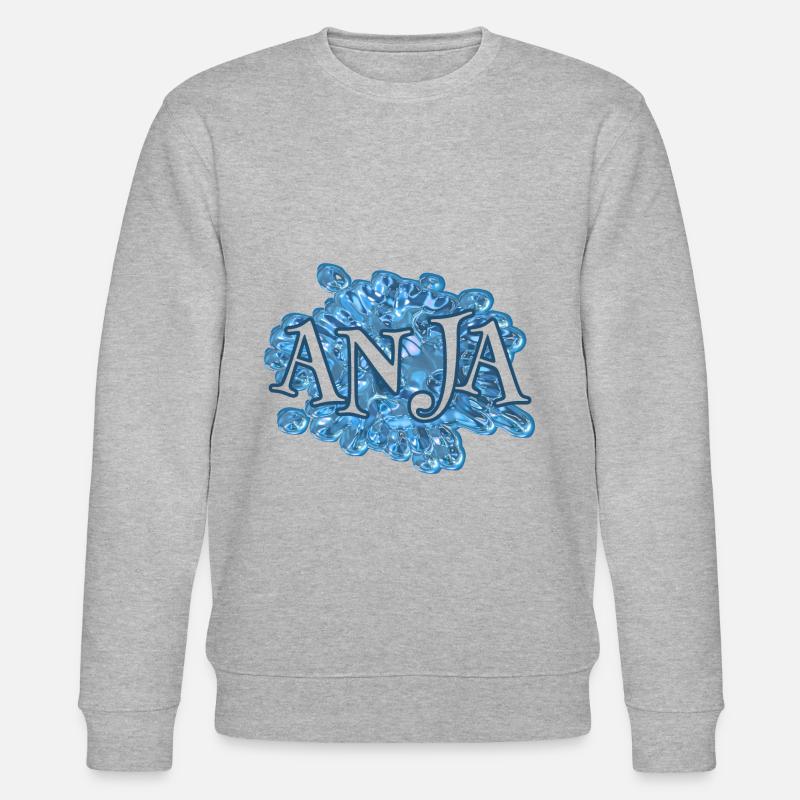 Wassertropfen Anja - Stanley/Stella Unisex Bio-Sweatshirt CHANGER  - Grau meliert