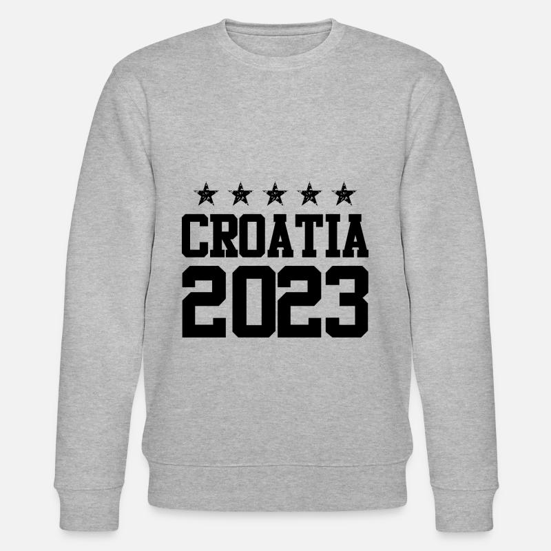 Croatia 2023 - Stanley/Stella Unisex Bio-Sweatshirt CHANGER  - Grau meliert