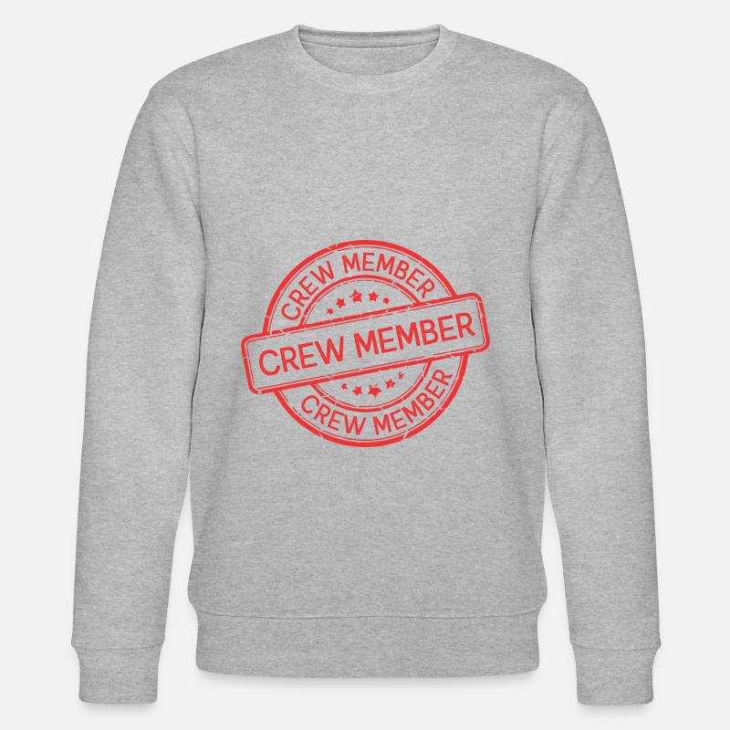 Crew Mitglied - Stanley/Stella Unisex Bio-Sweatshirt CHANGER  - Grau meliert