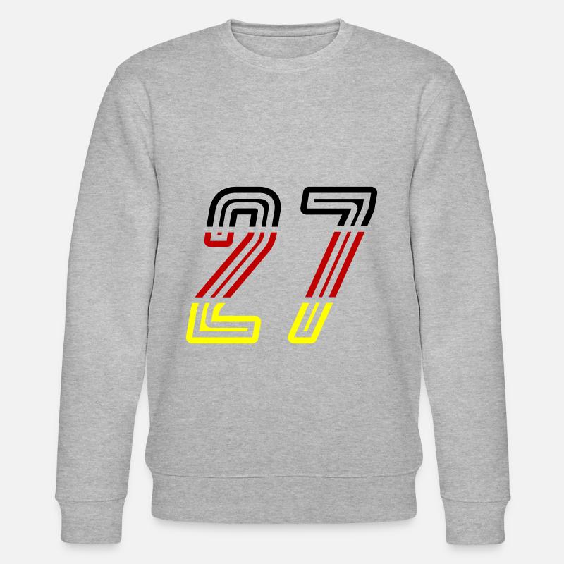 27 Symbole numérique Allemagne - Sweat bio CHANGER Stanley/Stella Unisexe - gris chiné
