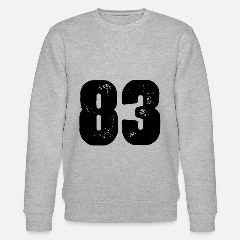 Maillot à 83 numéros - Sweat bio CHANGER Stanley/Stella Unisexe - gris chiné