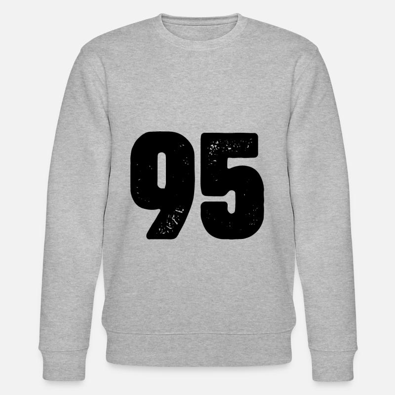 Maillot à 95 numéros - Sweat bio CHANGER Stanley/Stella Unisexe - gris chiné
