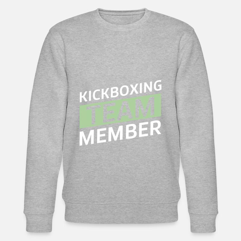 Kickboxing Team - Stanley/Stella Unisex Bio-Sweatshirt CHANGER  - Grau meliert