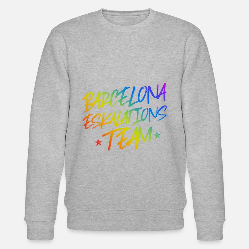 Escalade à Barcelone - Sweat bio CHANGER Stanley/Stella Unisexe - gris chiné