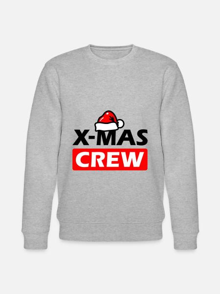 Christmas Crew Christmas Party - Stanley/Stella CHANGER Unisex Organic Sweatshirt - heather grey