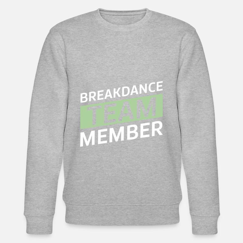 Breakdance Team - Stanley/Stella CHANGER Unisex Organic Sweatshirt - heather grey