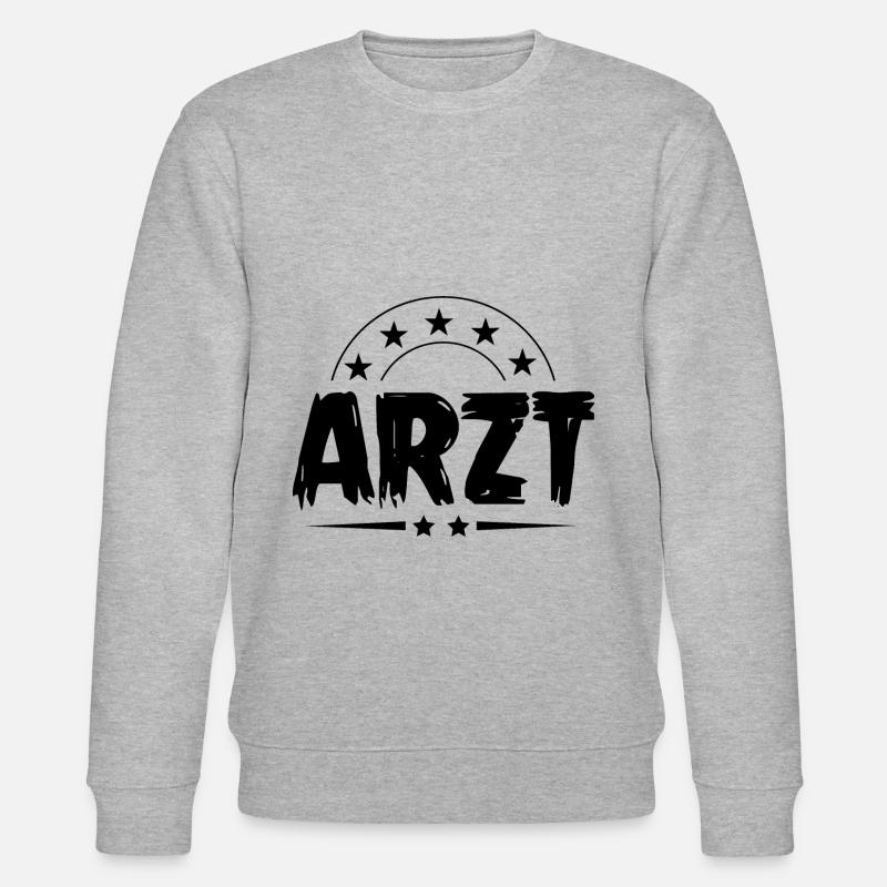 Arzt Beruf - Stanley/Stella Unisex Bio-Sweatshirt CHANGER  - Grau meliert