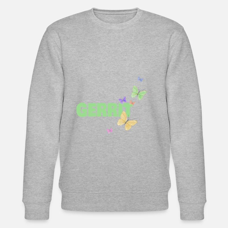 Papillons Gerrit - Sweat bio CHANGER Stanley/Stella Unisexe - gris chiné