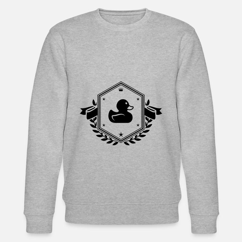 Bouclier de canard - Sweat bio CHANGER Stanley/Stella Unisexe - gris chiné