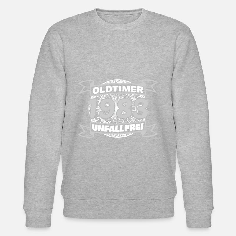 Witzig 1983 - Stanley/Stella Unisex Bio-Sweatshirt CHANGER  - Grau meliert