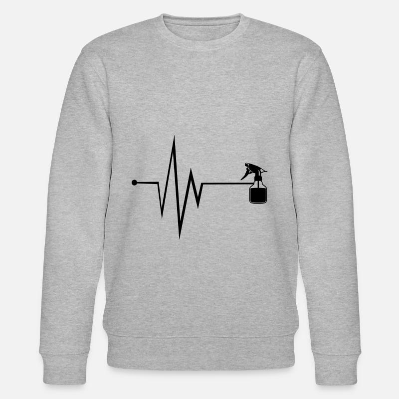 Pouls de barbier - Sweat bio CHANGER Stanley/Stella Unisexe - gris chiné