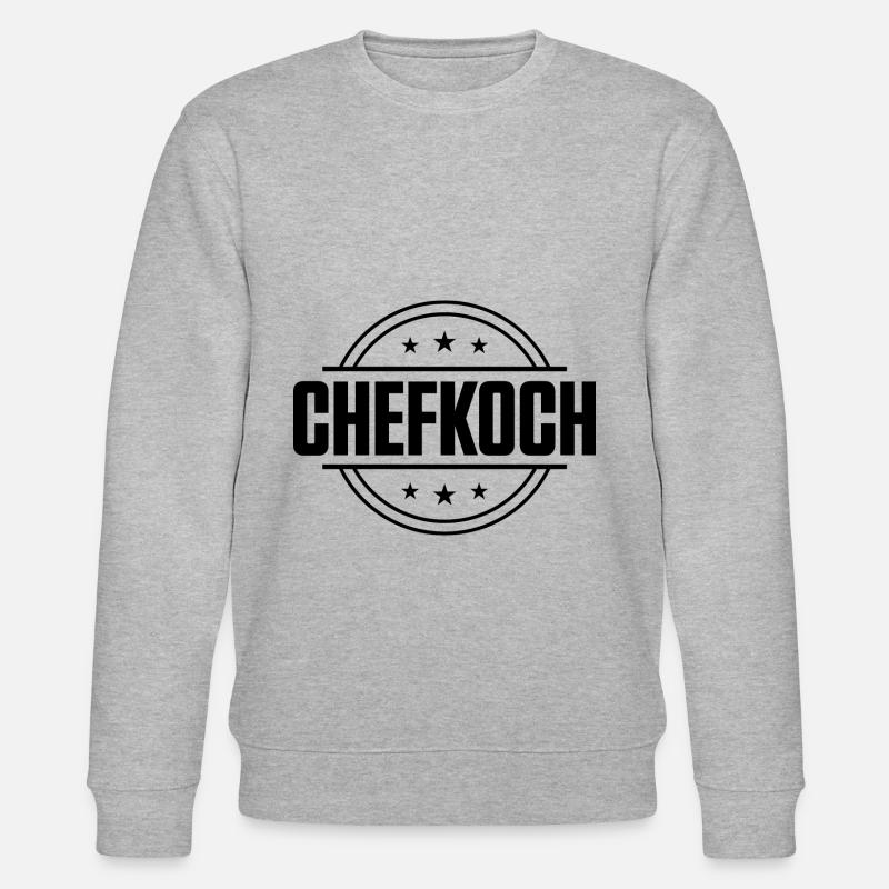 Chefkoch Kochen - Stanley/Stella Unisex Bio-Sweatshirt CHANGER  - Grau meliert