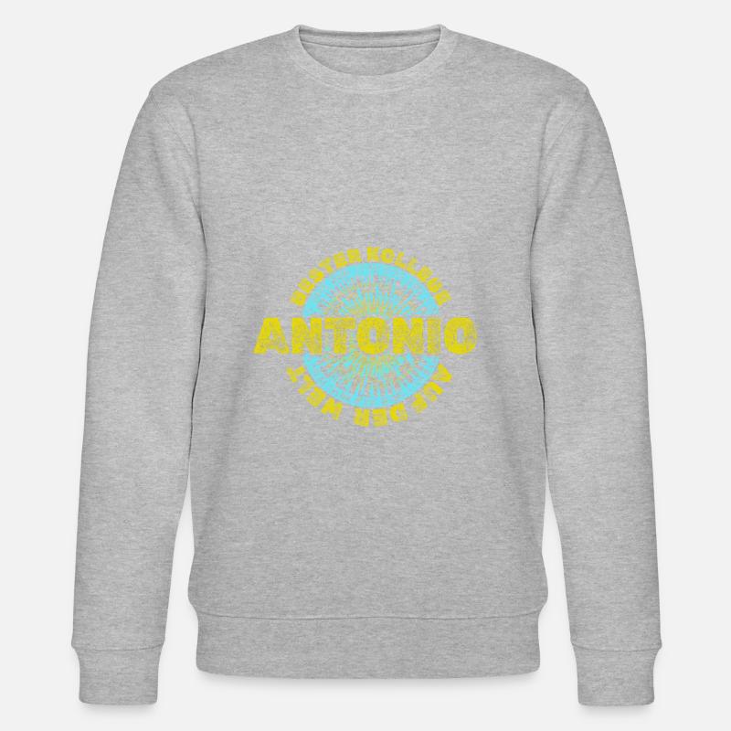 Arbeitskollege Antonio - Stanley/Stella Unisex Bio-Sweatshirt CHANGER  - Grau meliert