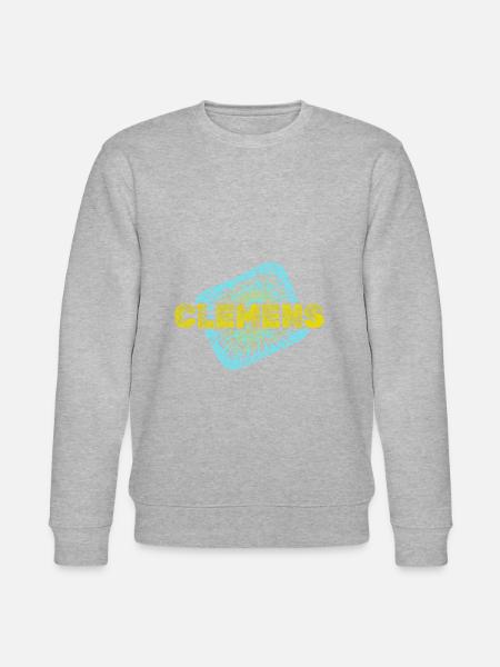 Gift for Clemens - Stanley/Stella CHANGER Unisex Organic Sweatshirt - heather grey