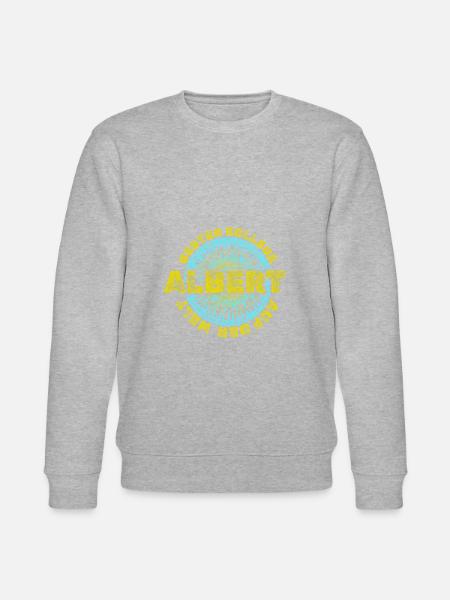Geschenk für Albert - Stanley/Stella Unisex Bio-Sweatshirt CHANGER  - Grau meliert