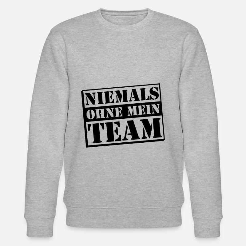 Mein Team - Stanley/Stella Unisex Bio-Sweatshirt CHANGER  - Grau meliert