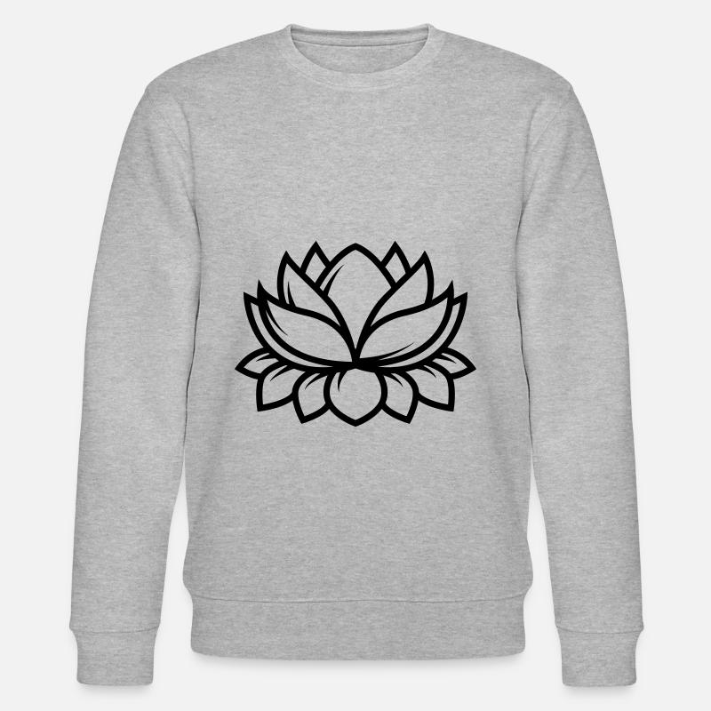 See rose - Stanley/Stella Unisex Bio-Sweatshirt CHANGER  - Grau meliert