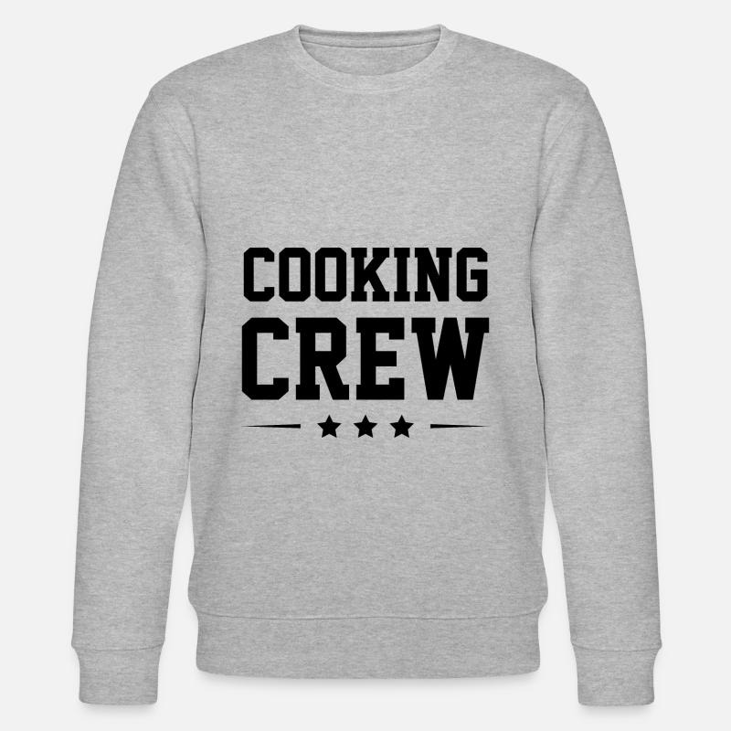 Cooking Crew - Stanley/Stella Unisex Bio-Sweatshirt CHANGER  - Grau meliert