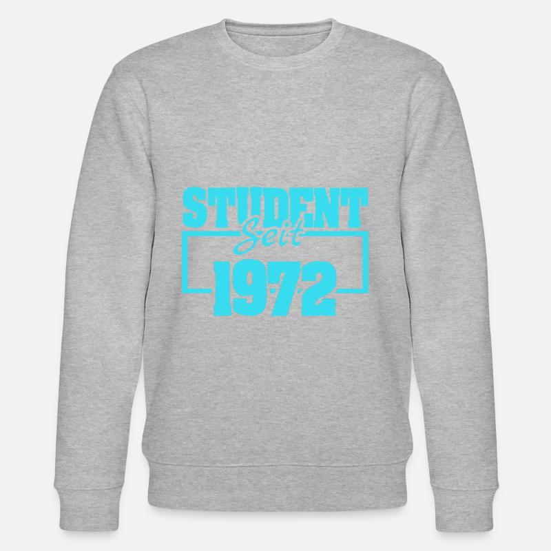 Jahr 1972 - Stanley/Stella Unisex Bio-Sweatshirt CHANGER  - Grau meliert