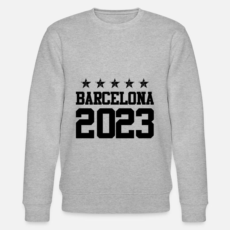 Barcelone 2023 - Sweat bio CHANGER Stanley/Stella Unisexe - gris chiné