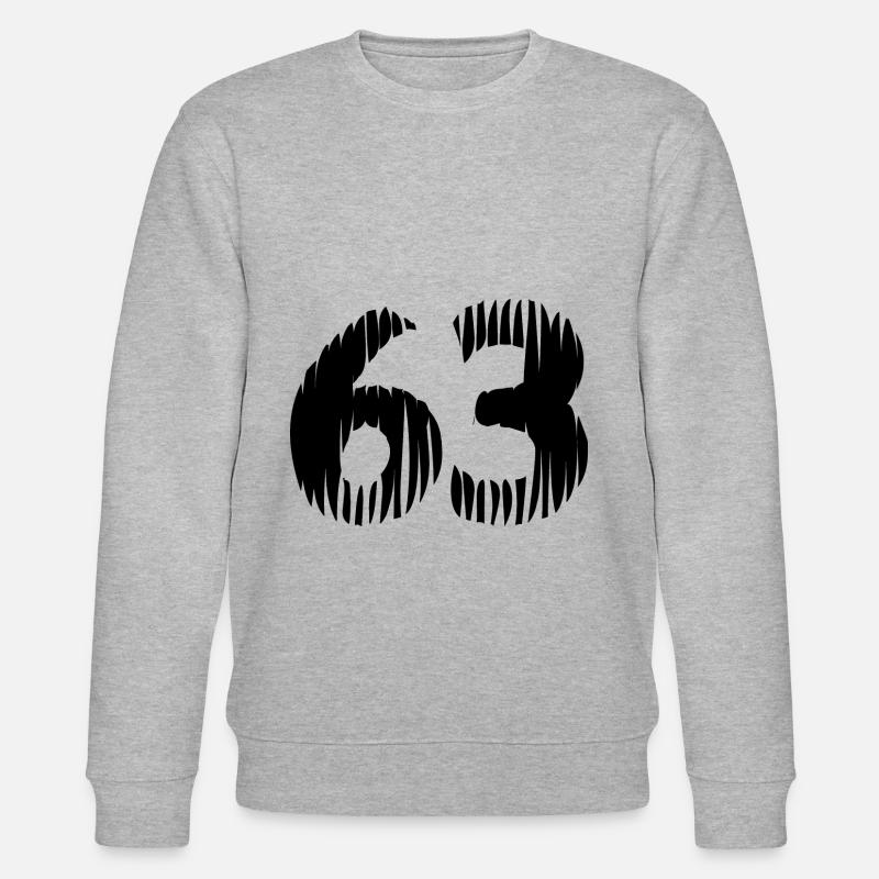 Maillot à 63 numéros - Sweat bio CHANGER Stanley/Stella Unisexe - gris chiné